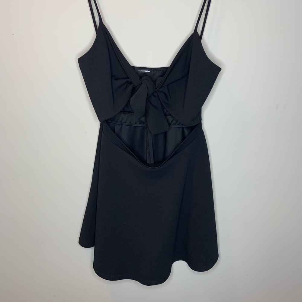 Little black tie dress